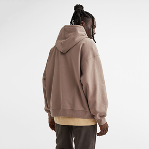 Sudadera con Capucha Básica para Hombre, de Algodón y Felpa, Tejido Suave, Cómoda, Informal, para Invierno, con Bolsillo, Perfecta para Uso Diario - Product Image 2