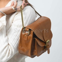Sac banane authentique de style médiéval en cuir de vache 100% véritable, pochette de ceinture en cuir artisanal à vendre