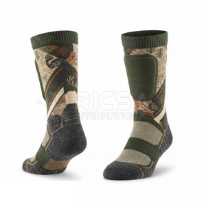Calcetines de Caza para Exteriores, Calcetines Deportivos con Plantilla Acolchada para Senderismo, Pesca, Camping y Exploración de Senderos - Product Image 5