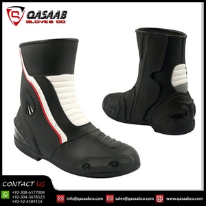 Nouveaux hommes en cuir imperméable de qualité supérieure Design respirant Auto-sport moto course équitation moto vêtements chaussures - Product Image 5