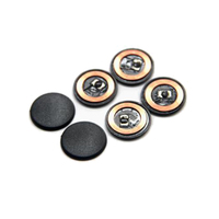 Étiquette RFID UHF pour blanchisserie, étanche, lavable, en silicone, réutilisable, pour suivi industriel, logo personnalisé, échantillon gratuit, vente en gros