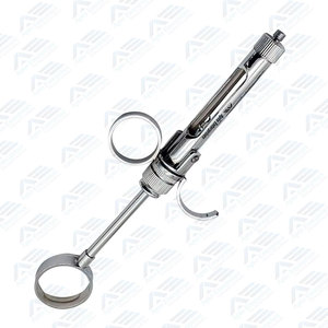 Jeringa Dental Manual de Aspiración con Mango de 2.5 Anillos, Instrumentos Quirúrgicos Dentales Reutilizables Profesionales de Acero Inoxidable de Primera Calidad - Product Image 5