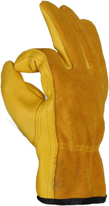 Custom New Design Cowhide Leather Industrial Construction Safety <b>Driving</b> <b>Gloves</b> OEM Durable Waterproof Driver Working <b>Gloves</b> - Product Image 5