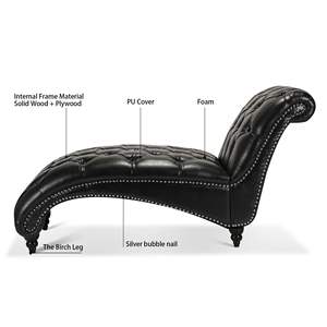 Tufted Armless <b>Chaise</b> <b>Lounge</b> - Product Image 6