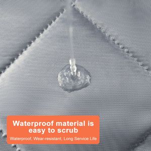 Tenda per Porta in Tessuto Oxford Spesso 36x94 Pollici, Grigia, Tipo Divisibile, Antifreddo, Insonorizzante, Antivento, Tende e Mantovane DU - Product Image 4