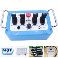 Mando hidráulico , válvula direccional de 4 palancas, kits de control remoto inteligente de radio de grúa de camión