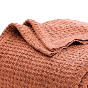 Mantas Térmicas de Cama 100% Algodón, Diseño Liso y Moderno, Mantas de Cama Tejidas Suaves - Product Image 5