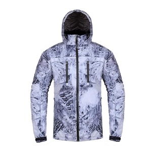 Veste softshell camouflage à manches longues pour homme, respirante, coupe-vent, imperméable, vêtements de chasse, équipement d'extérieur pour l'hiver - Product Image 5