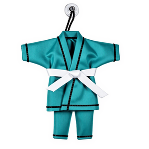 Porte-clés Mini Gi Léger Arts Martiaux BJJ Jiu Jitsu Karaté Taekwondo Judo Broderie Personnalisée Cadeau - Product Image 5