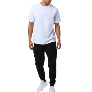Camiseta de Algodón Grueso Estilo Hip Hop Urbano para Hombre 2025, Camisetas Vintage Desgastadas al por Mayor - Product Image 4