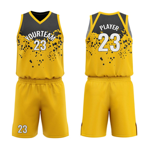 Uniformes de Baloncesto Transpirables de Buena Calidad, Servicio OEM, 100% Poliéster, Secado Rápido, Logotipo Frontal de Alta Calidad - Product Image 5