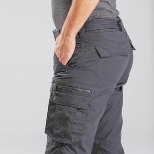 Pantalon cargo jogger personnalisé OEM pour homme, taille à cordon, en polyester, style ample, pour le sport, le jogging, le travail, multi-poches, décontracté - Product Image 4