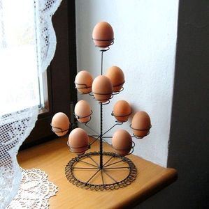 Premium kitchen organiser refined <b>egg</b> storage solution sturdy decorative <b>basket</b> farmhouse kitchen metal <b>basket</b> kitchen decor - Product Image 1