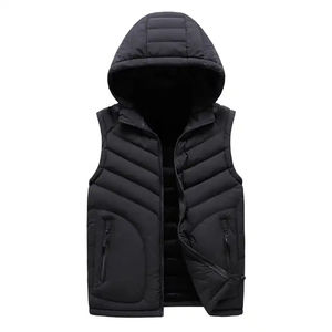 Chaleco Acolchado Impermeable de la Mejor Calidad para Hombre, Invierno, Manga Larga, Estilo Casual Urbano, Diseño Personalizado con Estampado Frontal, Venta al Por Mayor Unisex - Product Image 4