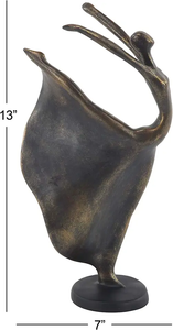 Elegant Brass Sculpture Decorative Showpiece for Home Office <b>Table</b> Decor - Product Image 2