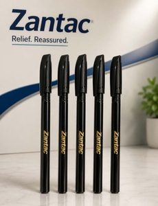 Stylo à bille en plastique personnalisé de luxe le plus vendu gravure laser sur corps en métal pour les employés de bureau professeurs d'université - Product Image 3