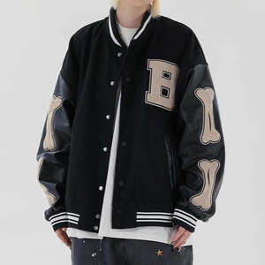 letterman <b>jacket</b> men casual sporty baseball outfit mens baseball <b>jacket</b> lightweight comfortable letterman Winter <b>Jacket</b> - Product Image 1