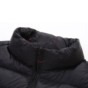 Factory Winter New Arrival <b>Long</b> Sleeve Puffer <b>Jacket</b> with Stand Collar Front Logo Customizable Colors & Sizes - Product Image 2