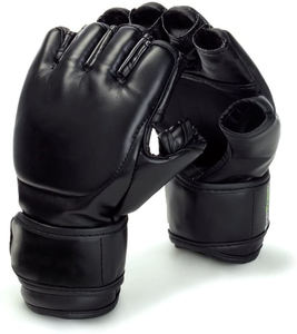 ถุงมือชกมวย MMA สำหรับผู้ชาย คุณภาพสูง ระดับมืออาชีพ ครึ่งนิ้ว ทำจากหนัง PVC ปรับแต่งได้ สำหรับการฝึกซ้อม - Product Image 1