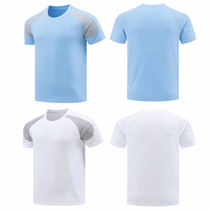 T-shirt de sport personnalisé pour homme, séchage rapide, respirant, vêtements de fitness, manches courtes, maillot de course, haut de performance pour l'entraînement - Product Image 1