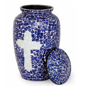 โถอัฐิโกศทำจากโลหะภาชนะใส่เถ้ากระดูกทำจากอะลูมิเนียมทันสมัยดีไซน์ล่าสุด - Product Image 2