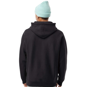 Sweat-shirt à capuche épais pour homme, en molleton premium noir, durable, chaud, décontracté, style streetwear - Product Image 2