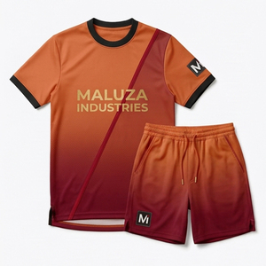 Tenue de football sublimée de qualité supérieure, kit de football professionnel, design personnalisé, nom et numéro, haute élasticité, entraînement - Product Image 1