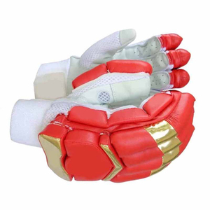 Guantes de Bateo de Cricket Hechos a Medida, Ambidiestros, de Cuero de Alta Calidad, Transpirables, Ligeros, Duraderos y Personalizables - Product Image 3