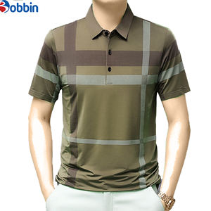 คอลเลคชั่นฤดูร้อนใหม่ เสื้อโปโลผู้ชายแฟชั่น เสื้อโปโลธุรกิจ ลายทาง แขนสั้น สวมใส่สบายๆ สำหรับเดินทาง พร้อมลวดลาย - Product Image 4