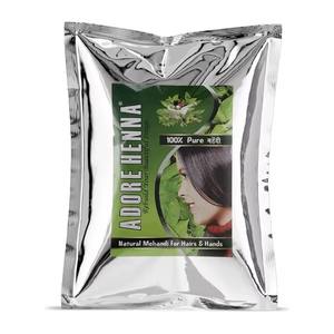 Henné Adore de Qualité Supérieure, Grade Premium, Poudre de Mehendi Pure Semi-Permanente pour le Conditionnement des Cheveux, la Coloration de la Barbe et le Mehndi Nuptial - Product Image 1