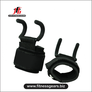 Ganchos de Levantamiento de Pesas JUST FITNESS Resistentes, Antideslizantes y Transpirables (Material Spandex/Poliéster), Colores y Tamaños Personalizables para Gimnasio - Product Image 2