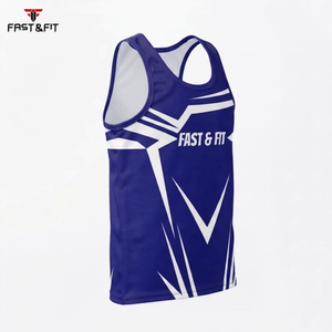 Custom Manufacturer's Casual Fitness Sports Muscle Neck <b>Tank</b> <b>Tops</b> 100% Polyester Summer <b>Loose</b> Sleeveless Quick Dry - Product Image 6