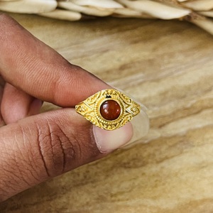 New Arrival Carnelian <b>Ring</b> Boho Floral Brass Women’s Jewelry 18k Gold Plated Vintage <b>Dainty</b> <b>Ring</b> Statement Ornate Wholesale <b>Ring</b> - Product Image 6
