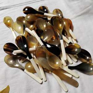 Handmade Buffalo Horn Spoon Eco-Friendly Natural Craft Polished Durable Home Decoration Modern Angel Design Wedding Gift NOUSHAD - Product Image 5