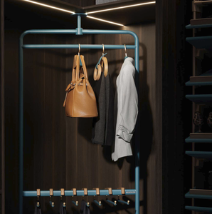 JY Project Custom Foldable Modern European Design Adjustable Panel High Quality MDF Bedroom <b>Small</b> Closet Wardrobe <b>Sliding</b> Door - Product Image 6