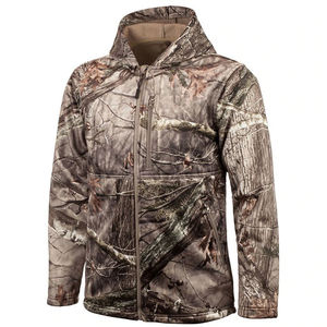 Veste softshell nouvelle génération pour homme, avec capuche, imperméable, légère, pour la chasse, camouflage. - Product Image 6
