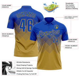 เสื้อโปโลสำหรับกีฬาแบบมืออาชีพ พร้อมโลโก้สั่งทำ ชื่อผู้เล่น เบอร์ผู้เล่น คอเสื้อแบบริบ ผ้าโพลีเอสเตอร์ระบายอากาศได้ดี ผลิตโดยโรงงาน OEM คุณภาพส่งออก - Product Image 3