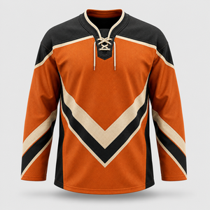 Jersey de Hockey sobre Hielo Ajustado y Cómodo con Diseño Personalizado y Bordado, Hecho en Pakistán, Servicio OEM - Product Image 4