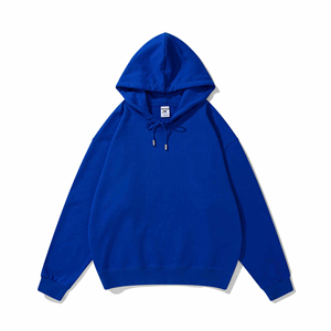 Sweat-shirt unisexe surdimensionné sans poches avec capuche à cordon réglable, épaules tombantes et poignets côtelés - Product Image 6