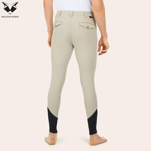 Pantalones de Montar a Caballo para Hombre, Cómodos, Duraderos, Ajustados, Elásticos, para Entrenamiento y Competición - Product Image 2