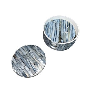 Elegant Shell Inlay <b>Drink</b> <b>Coasters</b> for Home Decor - Product Image 2