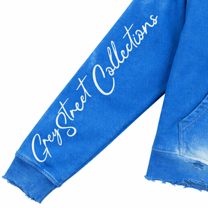 Sudadera con capucha para hombre, 100% algodón, estilo vintage lavado, con cremallera, corte holgado, forro de felpa sólido, anti-bolitas, para otoño - Product Image 4