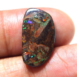 Ópalo de Boulder Natural de Australia, Cabujón de Ópalo de Boulder Australiano Genuino, Ópalo Australiano para Joyería - Product Image 2