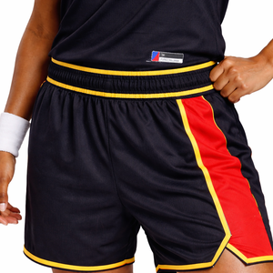 Conjunto de Uniforme de Baloncesto para Mujer y Jóvenes, Venta al Por Mayor, Jersey y Pantalones Cortos de Secado Rápido que Absorben la Humedad, Logotipo y Número Personalizados, Ropa Deportiva OEM - Product Image 3