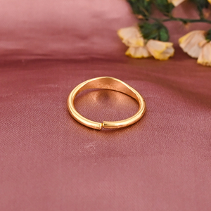 Anillo Clásico Vintage Ajustable de Latón Chapado en Oro para Mujer, Regalo de Boda o Compromiso, Lote al por Mayor de 25 Pares - Product Image 3
