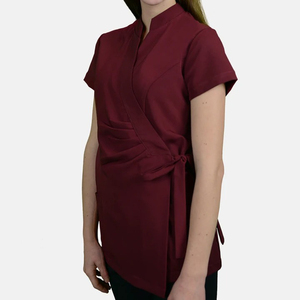 Tunic <b>Top</b> Salon Spa Uniforms Spandex Cotton Polyester Breathable Custom Colors Custom Logo Unisex - Product Image 6