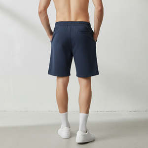 OEM/ODM 100% Cotton Shorts for Men's 2 Color with Side Pockets Comfortable Breathable Elastic Waist High quality men's short - Product Image 3