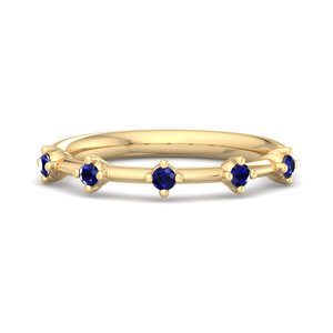Anillo Apilable Minimalista de Oro Rosa de Lujo con Corte Brillante Cultivado en Laboratorio, Chapado en Oro con Certificación IGI, de Alto Brillo para Mujer - Product Image 4