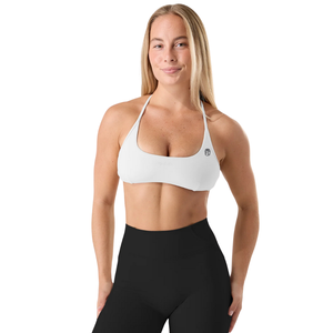 Soutien-gorge de sport sans coutures pour femme, style licou, pour yoga, gym, entraînement, avec maintien extensible, coupe ajustée, moderne, haut de sport actif - Product Image 1