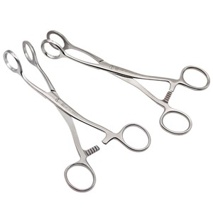 คีมคีบลิ้นทางทันตกรรม Ametrine Surgical AS-786 ขนาด 18 ซม. คีมคีบฟองน้ำ ปากคีบตรง/โค้ง ฟันหยัก สแตนเลสสตีล คีมสำหรับทันตแพทย์ - Product Image 4